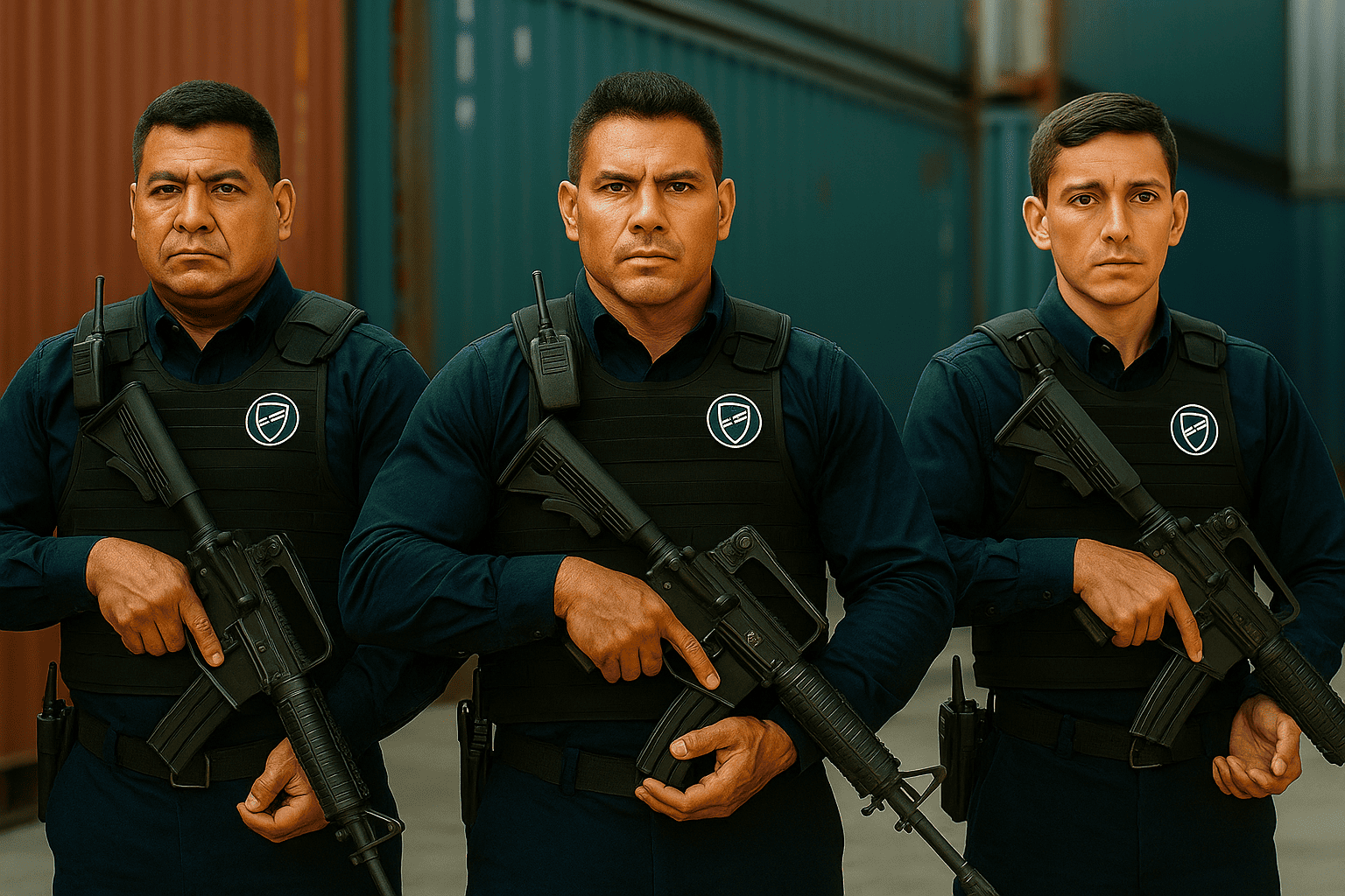 Imagen de personal de Alcorps con armamento para visualizar el compromiso